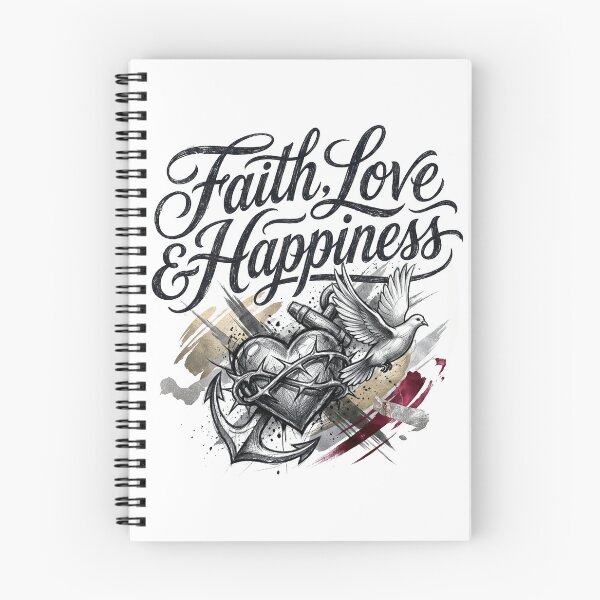 Item preview, Faith, Love & Happiness designed and sold by blessitshop.
