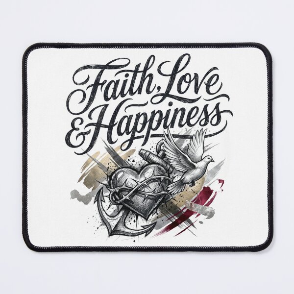 Item preview, Faith, Love & Happiness designed and sold by blessitshop.