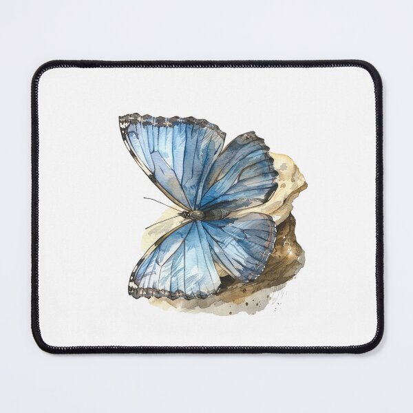 Item preview, Blue Butterfly | Elegant Nature Aesthetic Art designed and sold by Mandayartstudio.