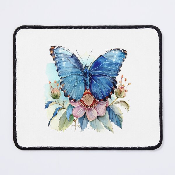Item preview, Blue Butterfly | Elegant Nature Aesthetic Art designed and sold by Mandayartstudio.