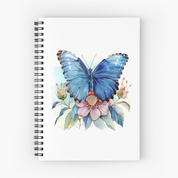 Item preview, Blue Butterfly | Elegant Nature Aesthetic Art designed and sold by Mandayartstudio.