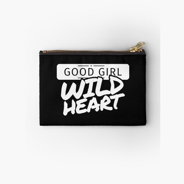 Item preview, Good Girl Wild Heart Typography designed and sold by Artfully Entertained.