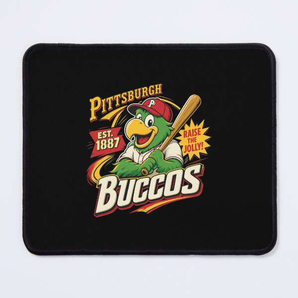 Item preview, Pittsburgh Buccos Baseball Parrot Retro Art designed and sold by KACIIBARN.