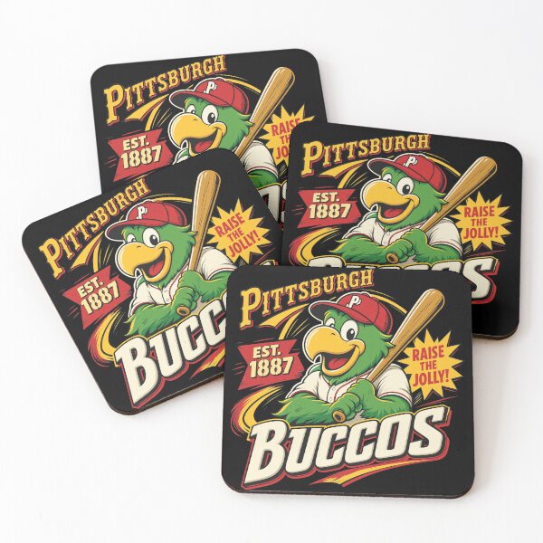 Item preview, Pittsburgh Buccos Baseball Parrot Retro Art designed and sold by KACIIBARN.
