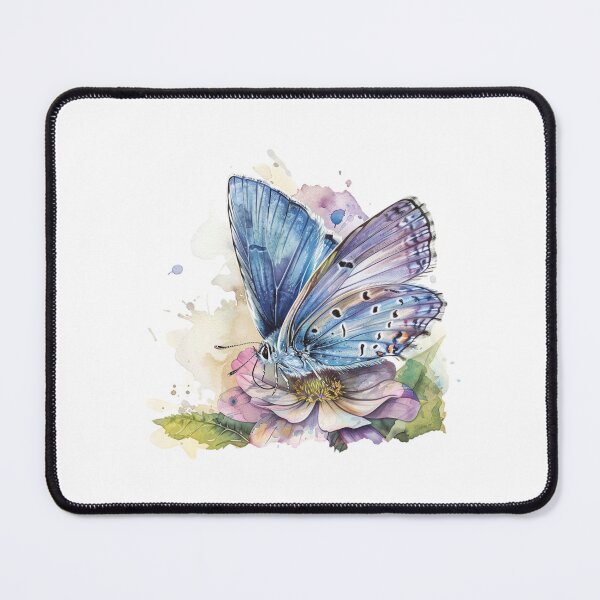 Item preview, Blue Butterfly | Elegant Nature Aesthetic Art designed and sold by Mandayartstudio.