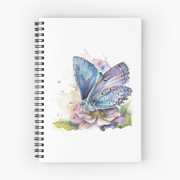 Item preview, Blue Butterfly | Elegant Nature Aesthetic Art designed and sold by Mandayartstudio.