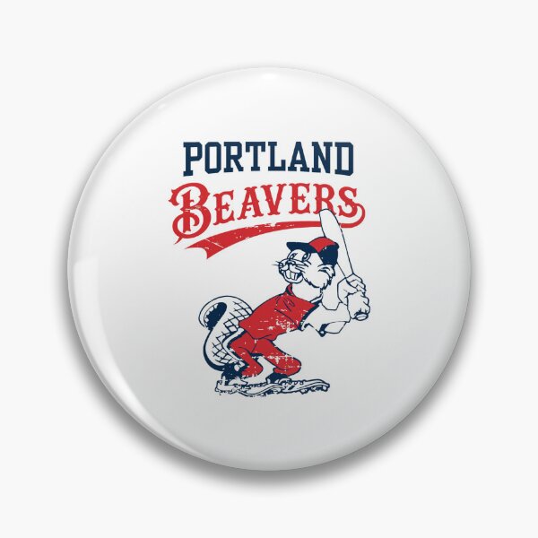 Item preview, Portland Beavers Vintage Baseball Mascot designed and sold by KACIIBARN.