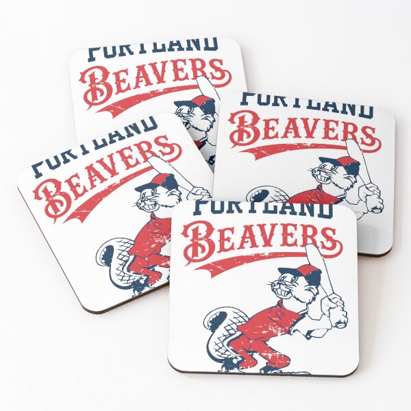 Item preview, Portland Beavers Vintage Baseball Mascot designed and sold by KACIIBARN.