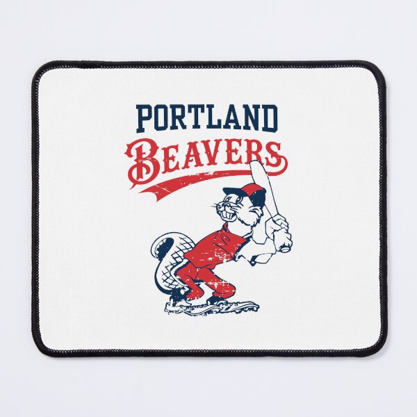 Item preview, Portland Beavers Vintage Baseball Mascot designed and sold by KACIIBARN.