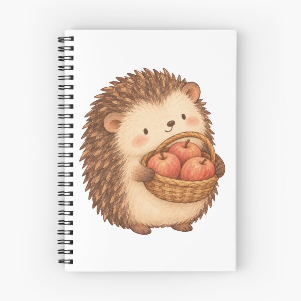 Item preview, Hedgehog Apple Basket designed and sold by The-Art-of-D.
