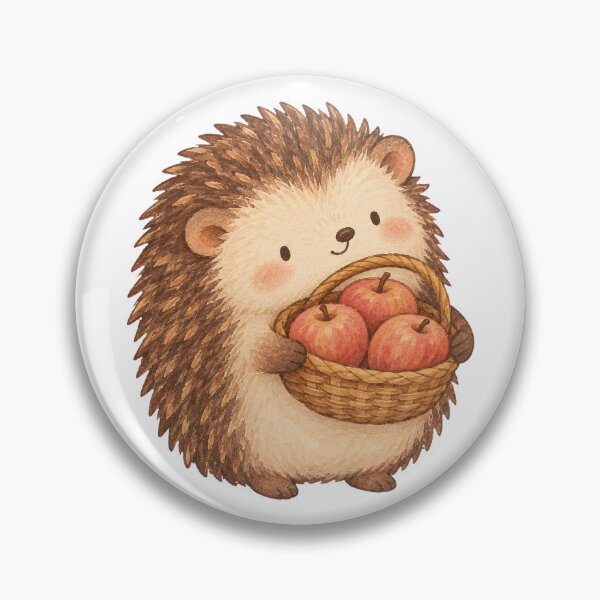 Item preview, Hedgehog Apple Basket designed and sold by The-Art-of-D.