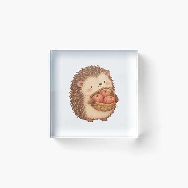 Item preview, Hedgehog Apple Basket designed and sold by The-Art-of-D.