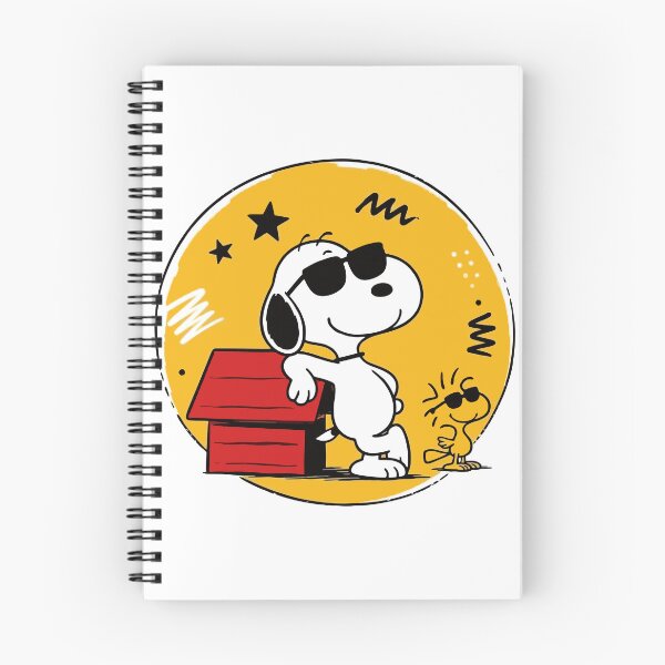 Item preview, Snoopy Joe Cool and Woodstock Retro Yellow Badge - Peanuts Comic Art designed and sold by killem667.