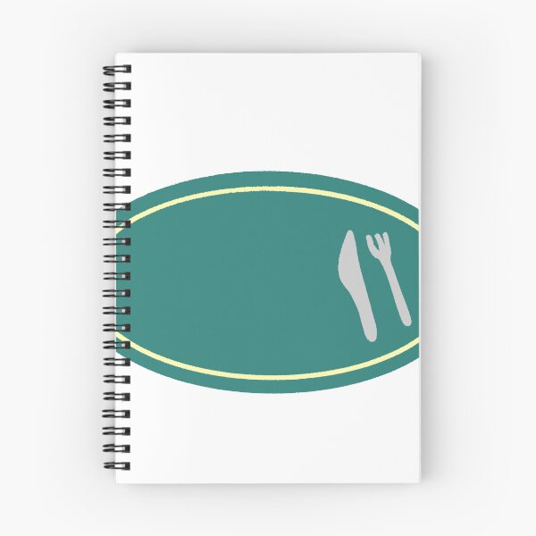 Item preview, Teal Dinner Plate Fork And Knife designed and sold by raun.draw.