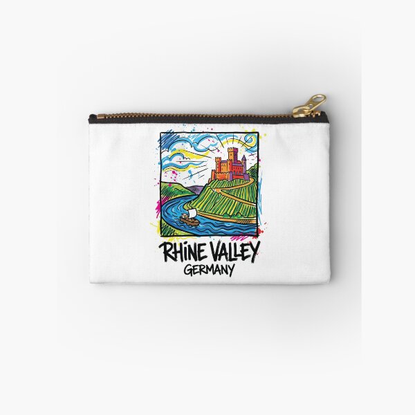 Item preview, Rhine Valley Castle Germany Travel Art designed and sold by Merch by Das Design Studio.