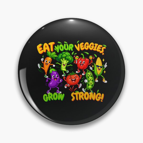 Item preview, Eat Your Veggies, Grow Strong! – Funny Dancing Vegetables for Kids designed and sold by NinaCreator.