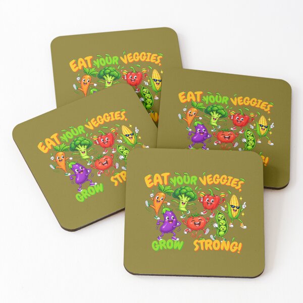 Item preview, Eat Your Veggies, Grow Strong! – Funny Dancing Vegetables for Kids designed and sold by NinaCreator.