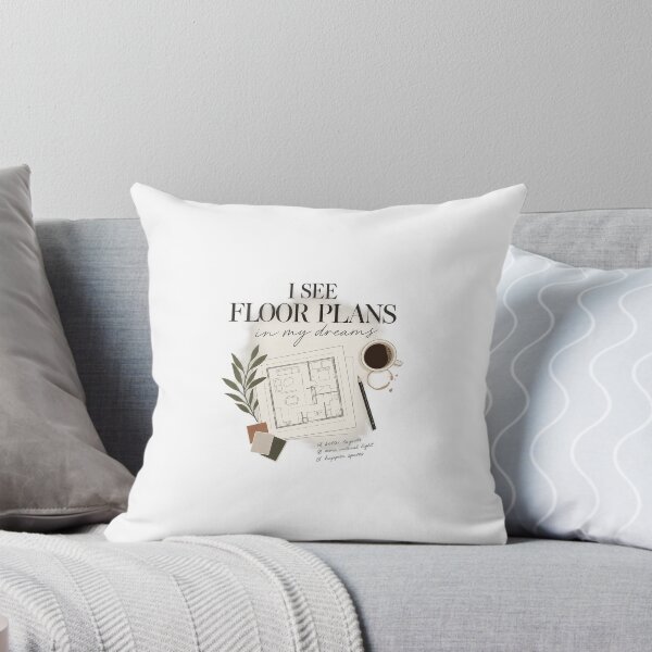Item preview, I See Floor Plans in My Dreams — Funny Interior Designer & Architect Design designed and sold by Nicole10295.