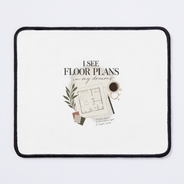 Item preview, I See Floor Plans in My Dreams — Funny Interior Designer & Architect Design designed and sold by Nicole10295.