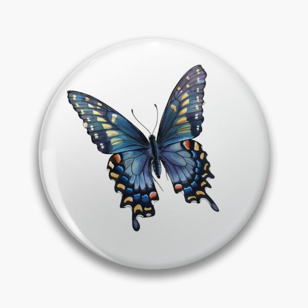 Item preview, Blue Butterfly | Elegant Nature Aesthetic Art designed and sold by Mandayartstudio.