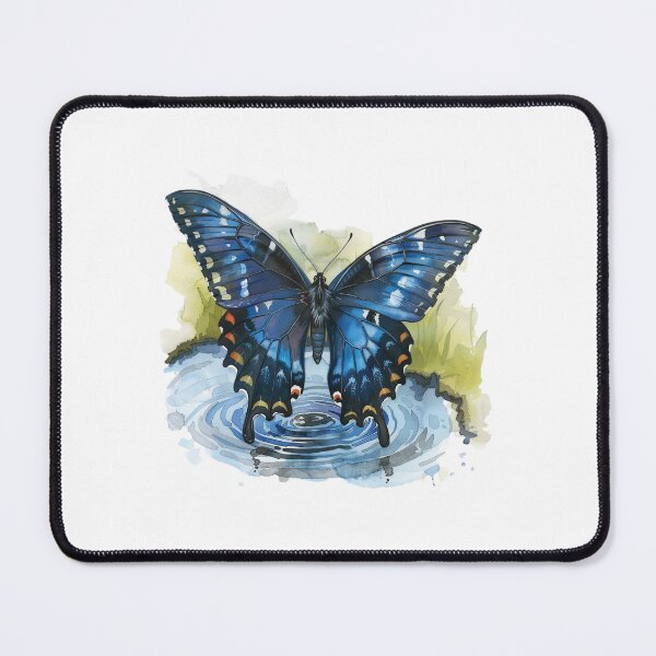 Item preview, Blue Butterfly | Elegant Nature Aesthetic Art designed and sold by Mandayartstudio.