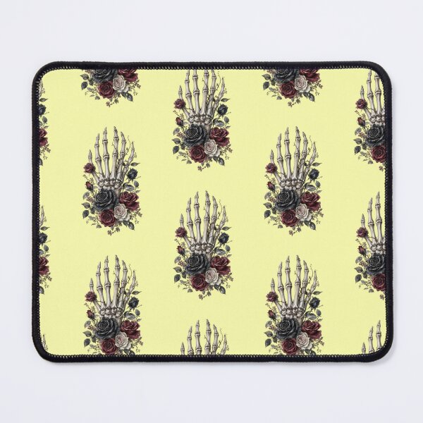 Item preview, Skeleton Hand with Dark Roses Gothic Floral designed and sold by Mauswohn.