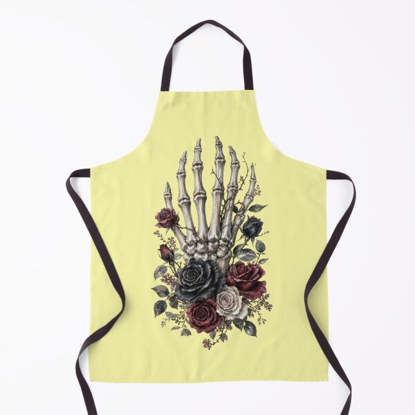 Item preview, Skeleton Hand with Dark Roses Gothic Floral designed and sold by Mauswohn.