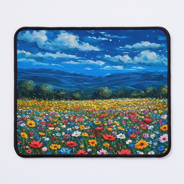 Item preview, Gustav Klimt Flower Garden Vivid Seamless Flowers Vintage Floral Patterns Digital Art Illustration designed and sold by Matt_Smith.