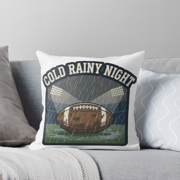 Item preview, Cold Rainy Night Muddy American Football Badge designed and sold by Qavex Design Co..