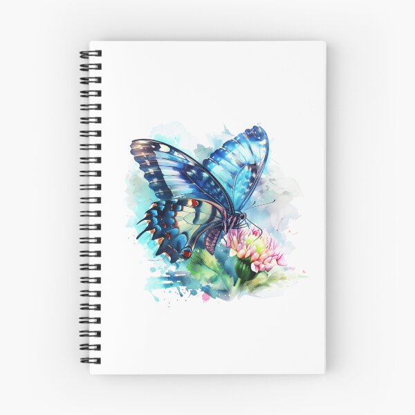 Item preview, Blue Butterfly | Elegant Nature Aesthetic Art designed and sold by Mandayartstudio.