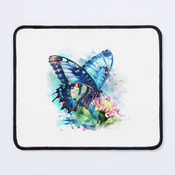 Item preview, Blue Butterfly | Elegant Nature Aesthetic Art designed and sold by Mandayartstudio.