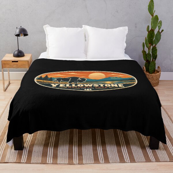 Item preview, Yellowstone National Park Bison Retro Vintage designed and sold by Swanny's Custom T-shirt and Gift Designs.