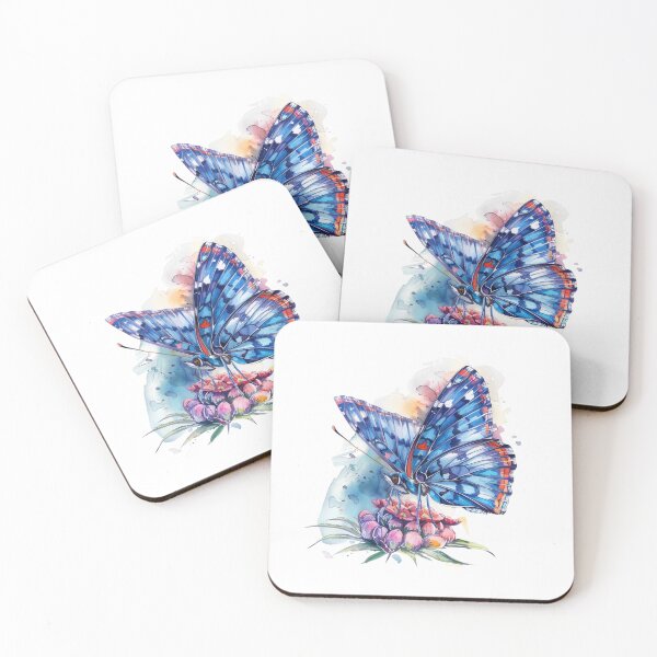 Item preview, Blue Butterfly | Elegant Nature Aesthetic Art designed and sold by Mandayartstudio.