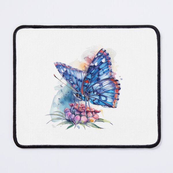 Item preview, Blue Butterfly | Elegant Nature Aesthetic Art designed and sold by Mandayartstudio.