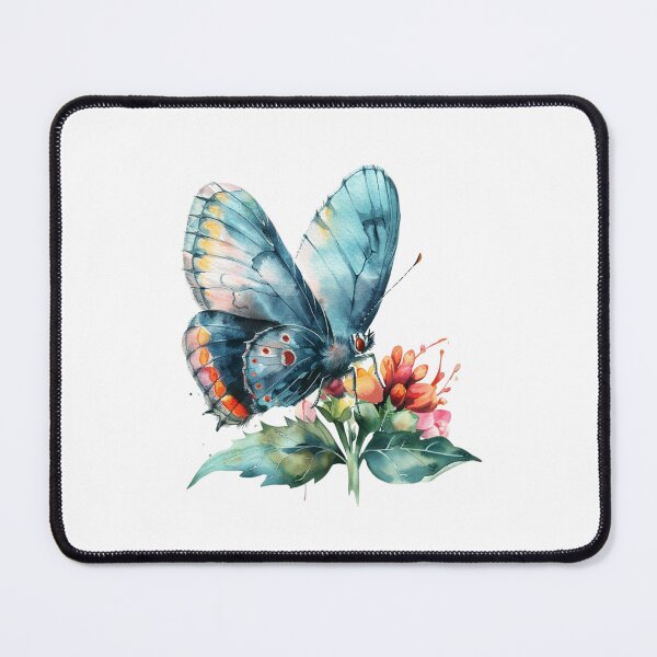 Item preview, Blue Butterfly | Elegant Nature Aesthetic Art designed and sold by Mandayartstudio.