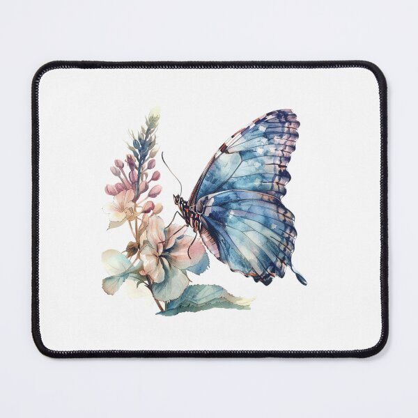 Item preview, Blue Butterfly | Elegant Nature Aesthetic Art designed and sold by Mandayartstudio.
