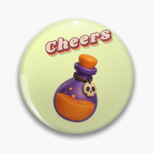 Item preview, Funny magic potion bottle Cheers slogan Halloween party designed and sold by Mauswohn.
