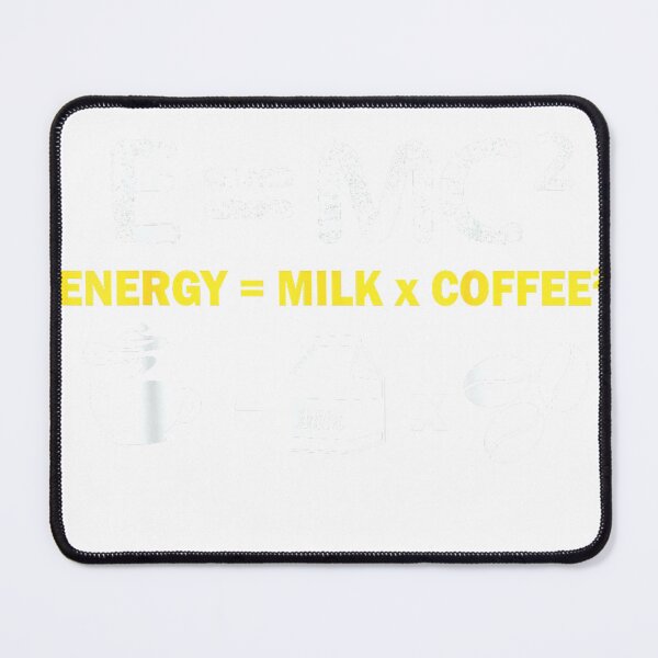 Item preview, Coffee Lover T-shirt Energy Equals Milk x Coffee Squared T-Shirt designed and sold by Othinus.