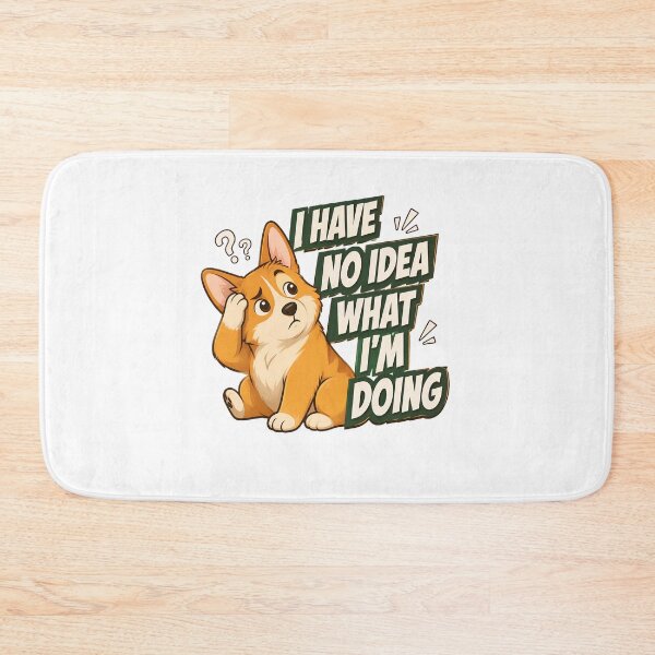 Item preview, I Have No Idea What I'm Doing Cat Funny Loading designed and sold by OlyvieArt.