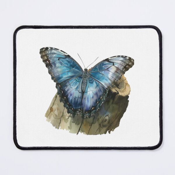 Item preview, Blue Butterfly | Elegant Nature Aesthetic Art designed and sold by Mandayartstudio.
