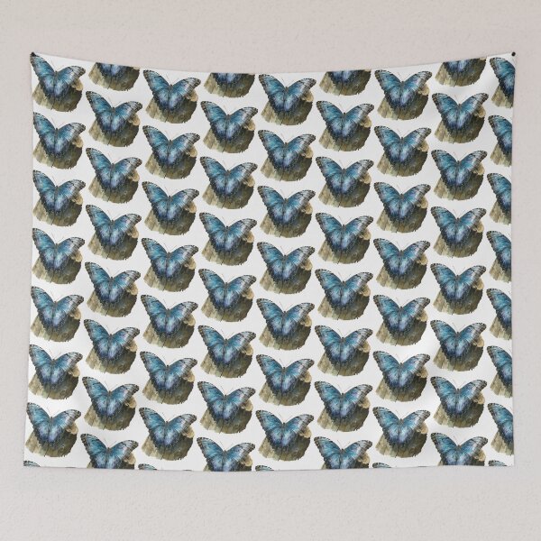 Item preview, Blue Butterfly | Elegant Nature Aesthetic Art designed and sold by Mandayartstudio.