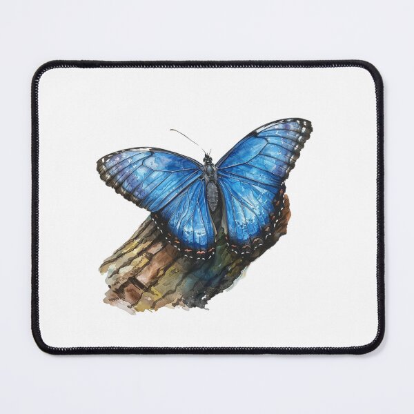 Item preview, Blue Butterfly | Elegant Nature Aesthetic Art designed and sold by Mandayartstudio.