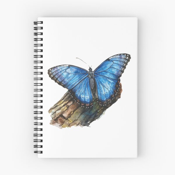 Item preview, Blue Butterfly | Elegant Nature Aesthetic Art designed and sold by Mandayartstudio.