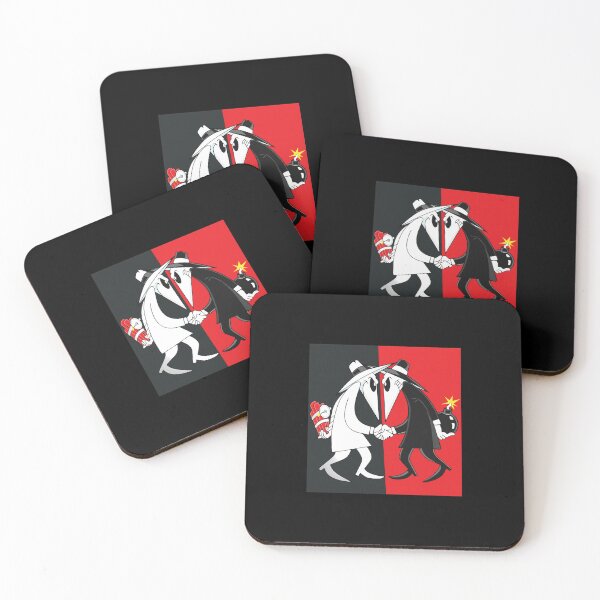 Item preview, Spy vs. Spy Cartoon Duo Handshake Deal designed and sold by JAMESDIAM.