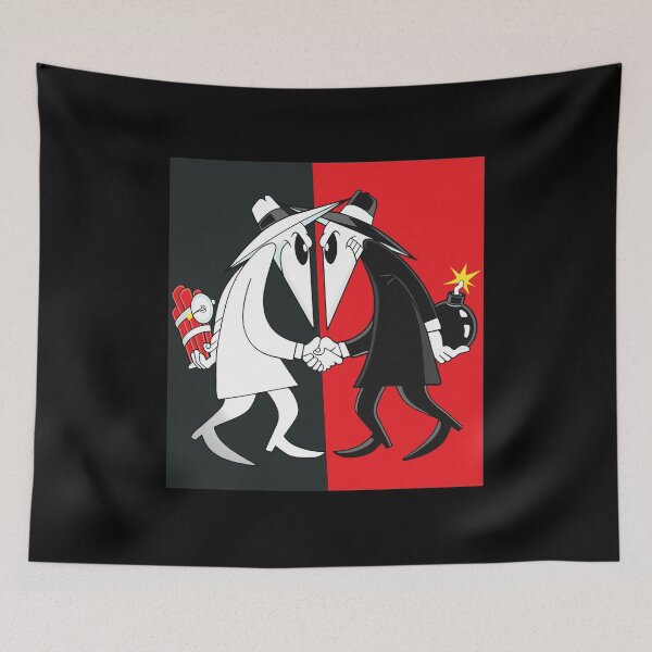 Item preview, Spy vs. Spy Cartoon Duo Handshake Deal designed and sold by JAMESDIAM.
