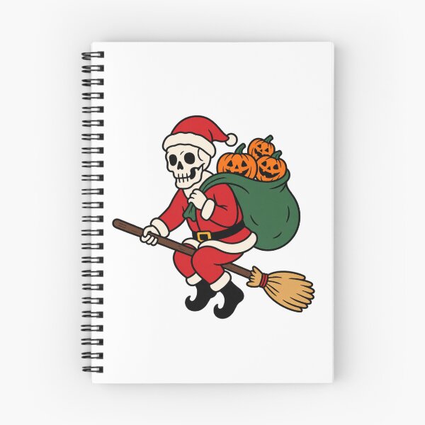 Item preview, Halloween Skeleton Santa with Jack O Lanterns – Spooky Christmas designed and sold by wingoo22.