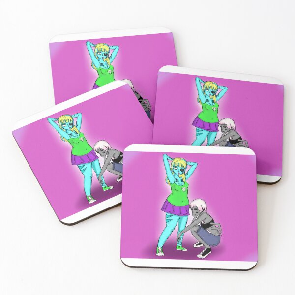 Item preview, original characters art monster adult cartoon style anime girls art   designed and sold by Mindless111.