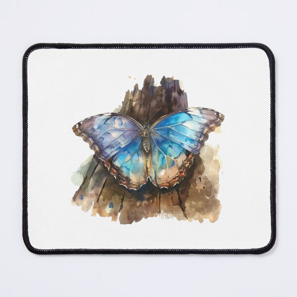 Item preview, Blue Butterfly | Elegant Nature Aesthetic Art designed and sold by Mandayartstudio.