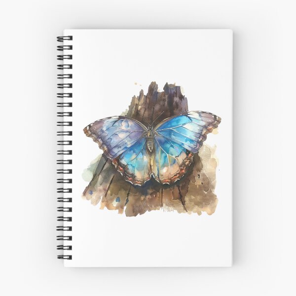 Item preview, Blue Butterfly | Elegant Nature Aesthetic Art designed and sold by Mandayartstudio.