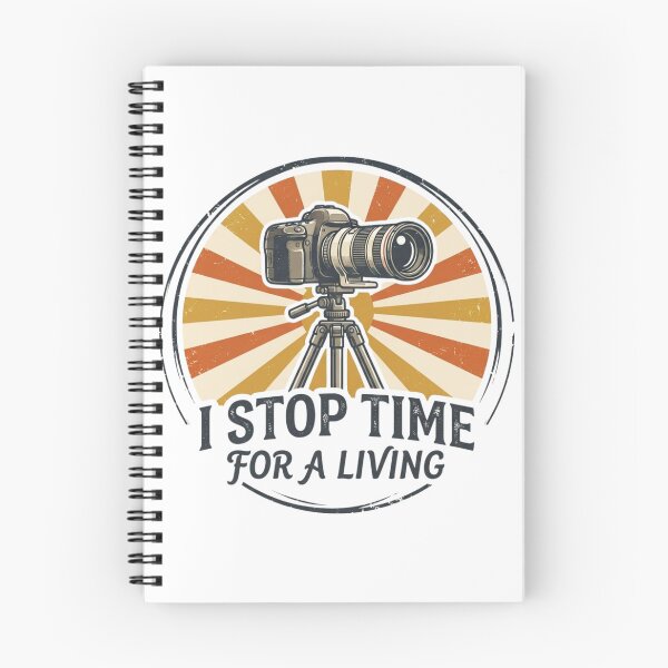 Item preview, I Stop Time For A Living Retro Vintage Camera Photographer Design designed and sold by KreatoLab.